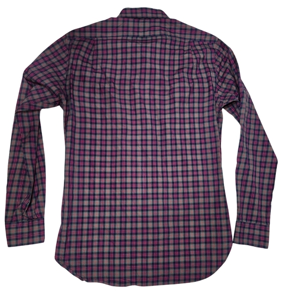 Polo‎ Ralph Lauren Men's 15.5/39 Slim Fit Multicolor Plaid Long Sleeve Shirt - Picture 3 of 8